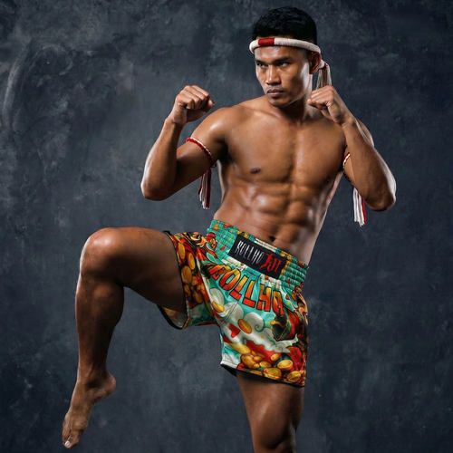 柔猴财神UFC速干训练短裤运动MMA