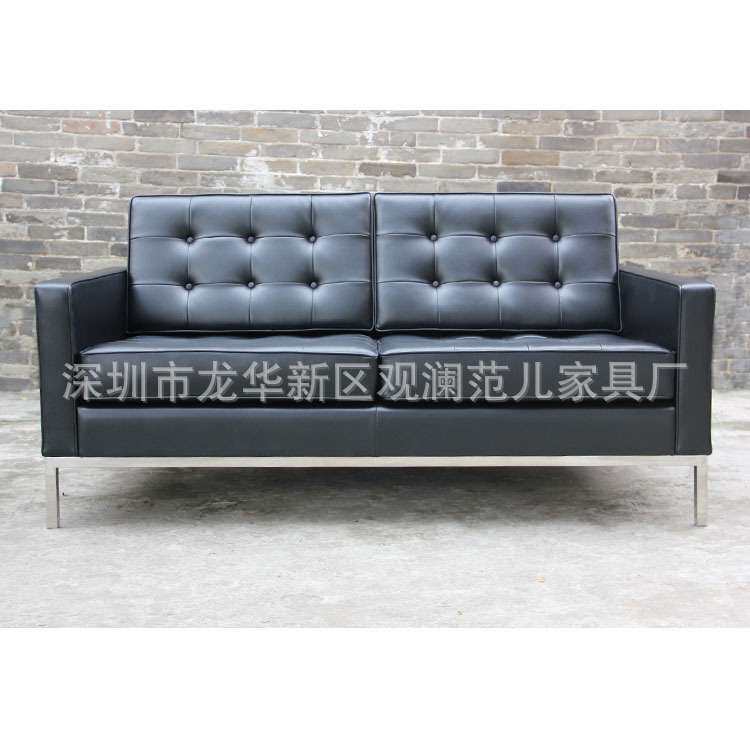 北欧经典设计师诺尔双位沙发现代经典设计欧美流行佛罗伦萨