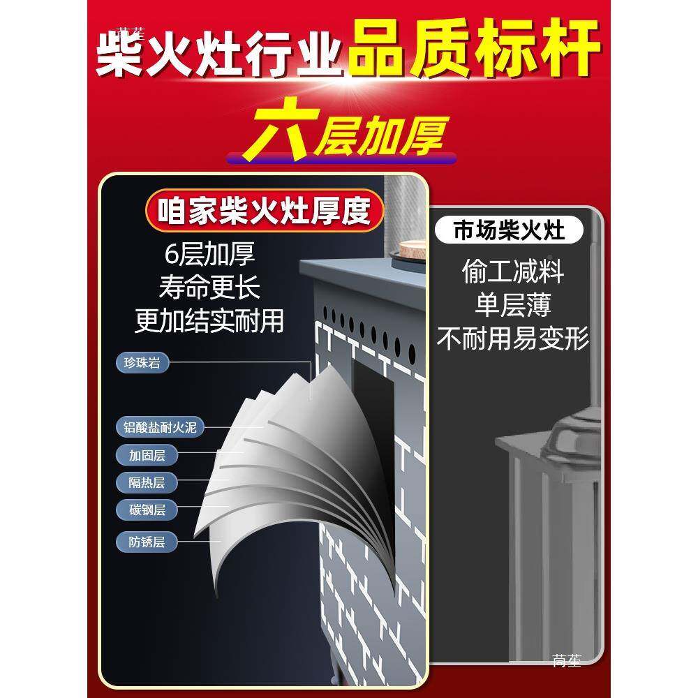 移动柴灶烧木柴火家用火大铁锅台炖灶桌地锅鸡柴鸡thyj#%hf灶农村
