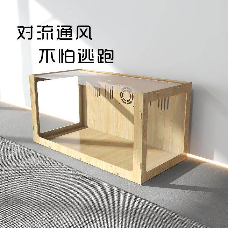 丁仓鼠笼亚克力笼摩觉金丝熊子景透气芦鸡观饲养箱大GBG号观赏箱