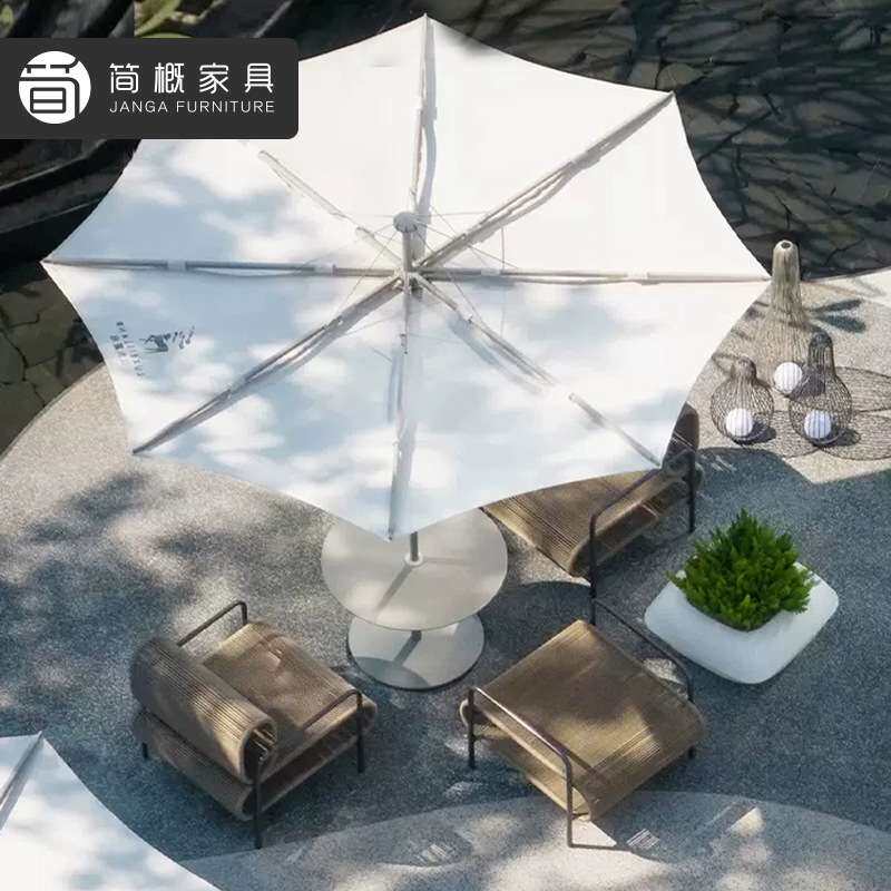 藤编别墅花园沙发椅露台休闲沙发套装酒店民宿茶几沙发椅三件套