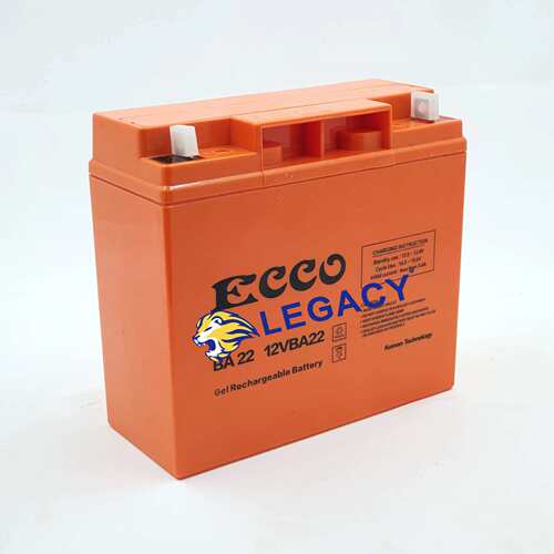 ECCO蓄电池 BA21 12VBA21 免维护 便携式电源电池 12V21AH