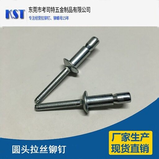 不锈钢拉丝杯型内锁外锁拉铆钉