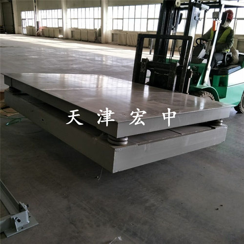 天津3吨缓冲地磅 工厂称钢卷用1.2*1.5米缓冲电子秤 双层电子磅