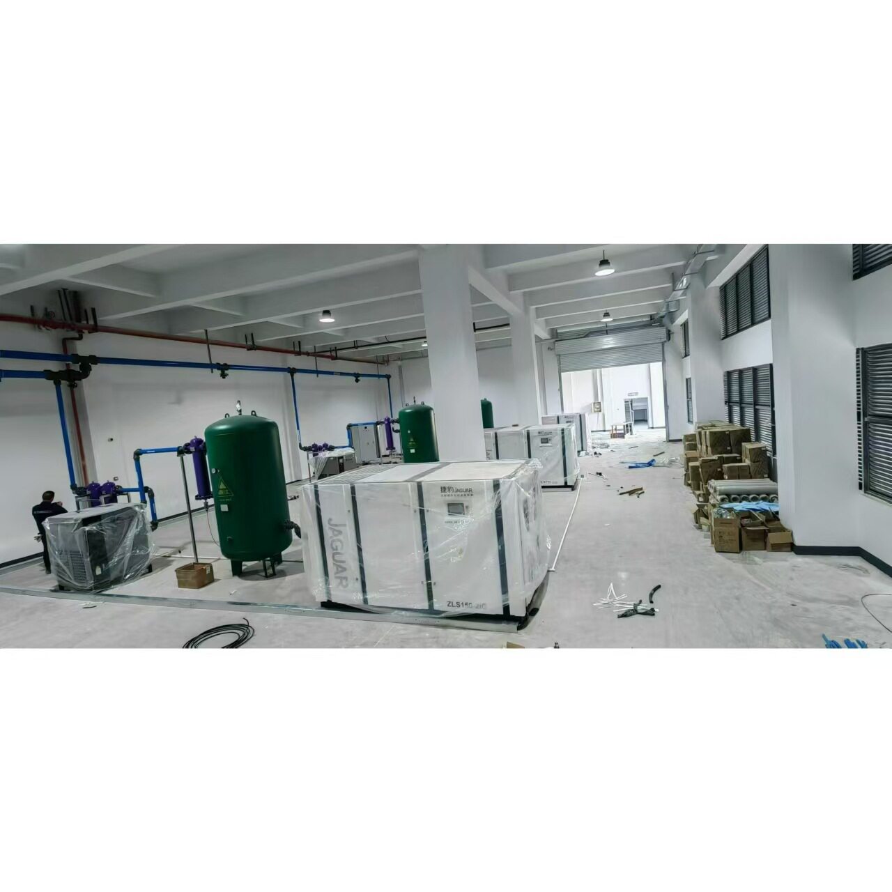 青岛压缩空气管路改装设计铝合金镀锌管PPR铺设节能包工包料