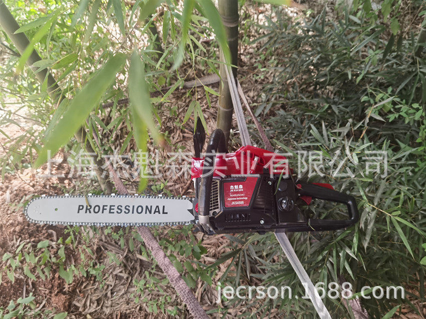 杰魁森JKS4500油锯伐木锯大功率汽油锯小型手持家用砍树机