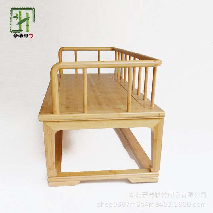 石家庄立豪竹制品厂竹家具竹长椅竹木禅椅竹茶椅靠背椅竹沙发