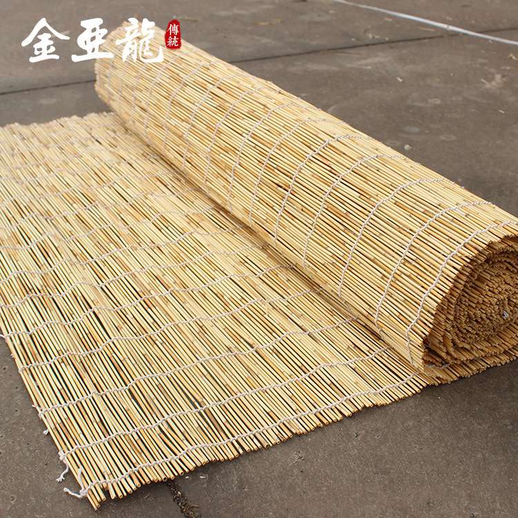 夏季芦苇编织农家乐装修芦苇帘室内草编帘影视摄影道具植物