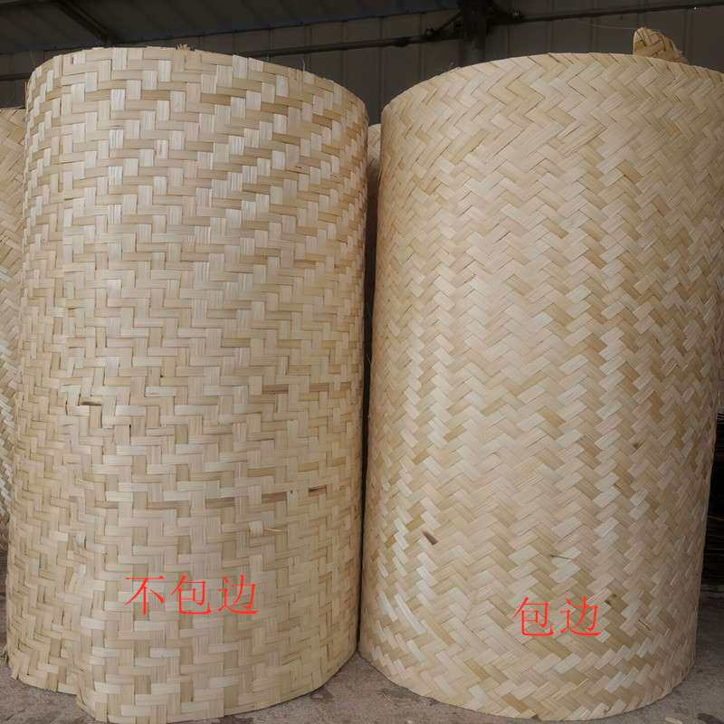 装修吊顶农家乐酒店 建筑工地装修贴墙装饰草席复古竹编席子