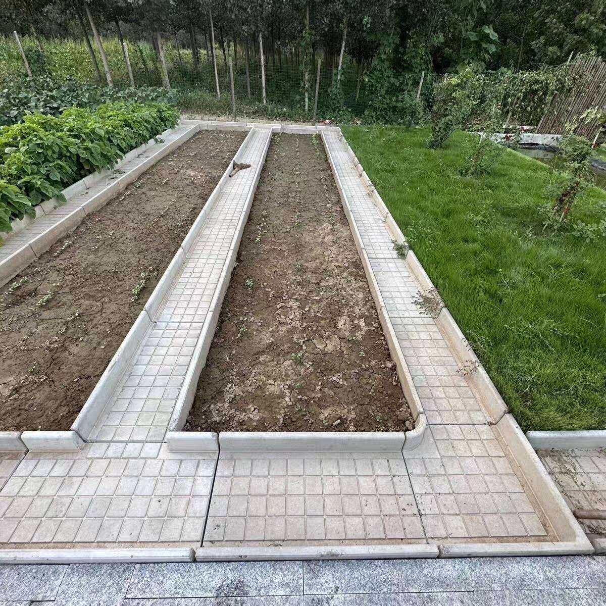 菜地沟板模具菜沟板成品菜园地沟板沿路田园地面水泥庭院围栏新品