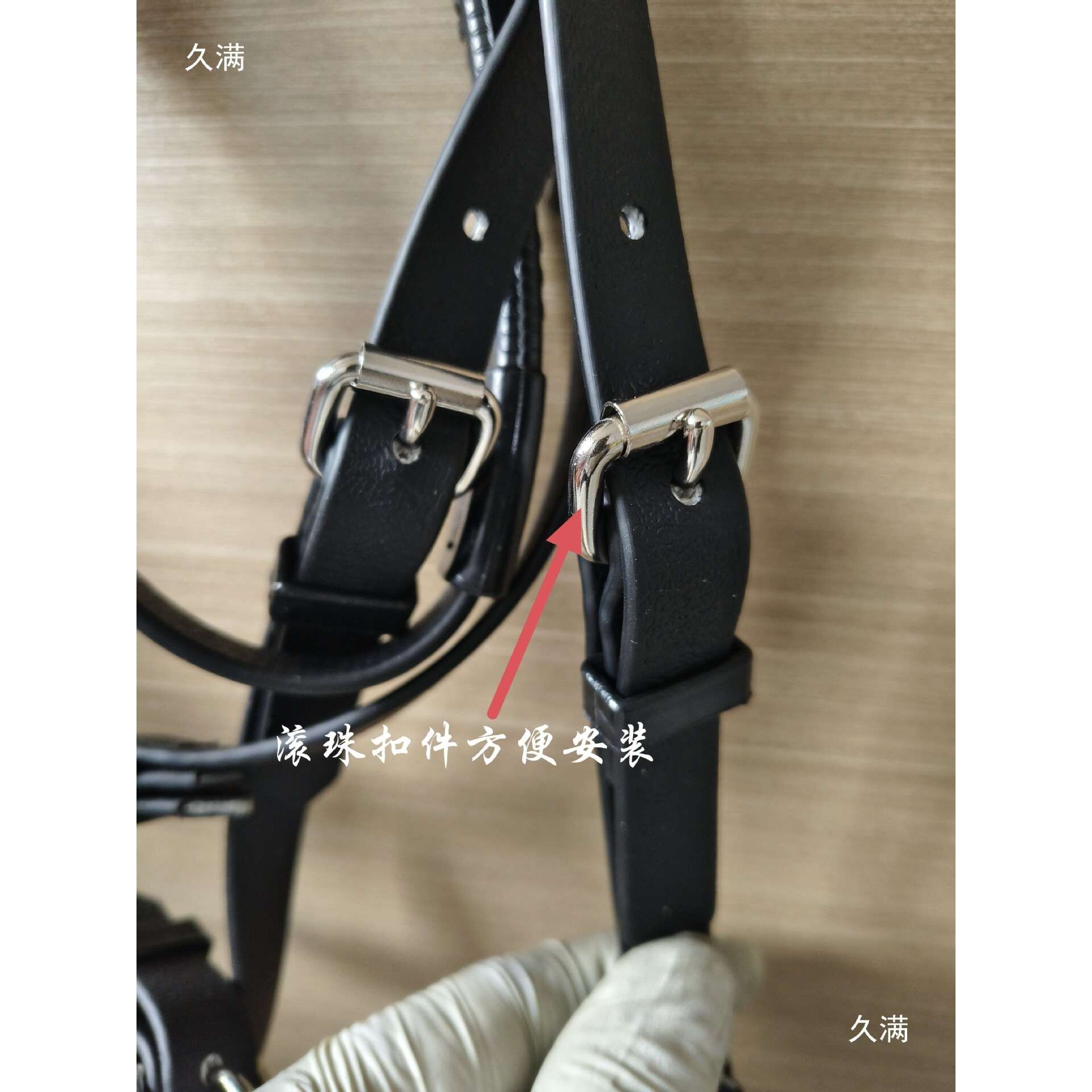 出口级PVC小马矮马口衔铁马嚼子马衔铁马术马具用品儿童骑马用品