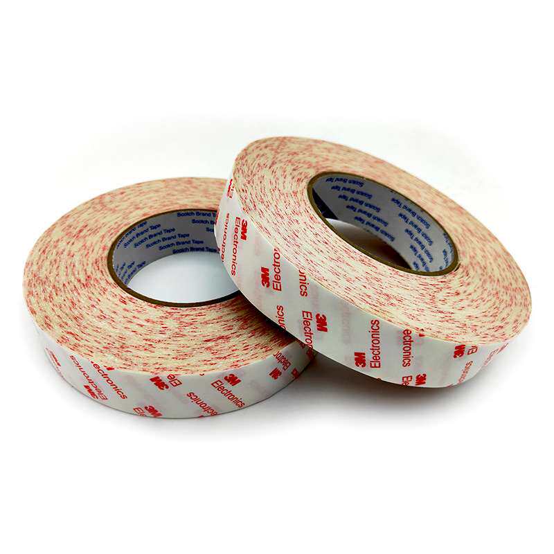 3M9448HK白色无纺布棉纸双面胶胶耐高温 3m9448背胶模切加工