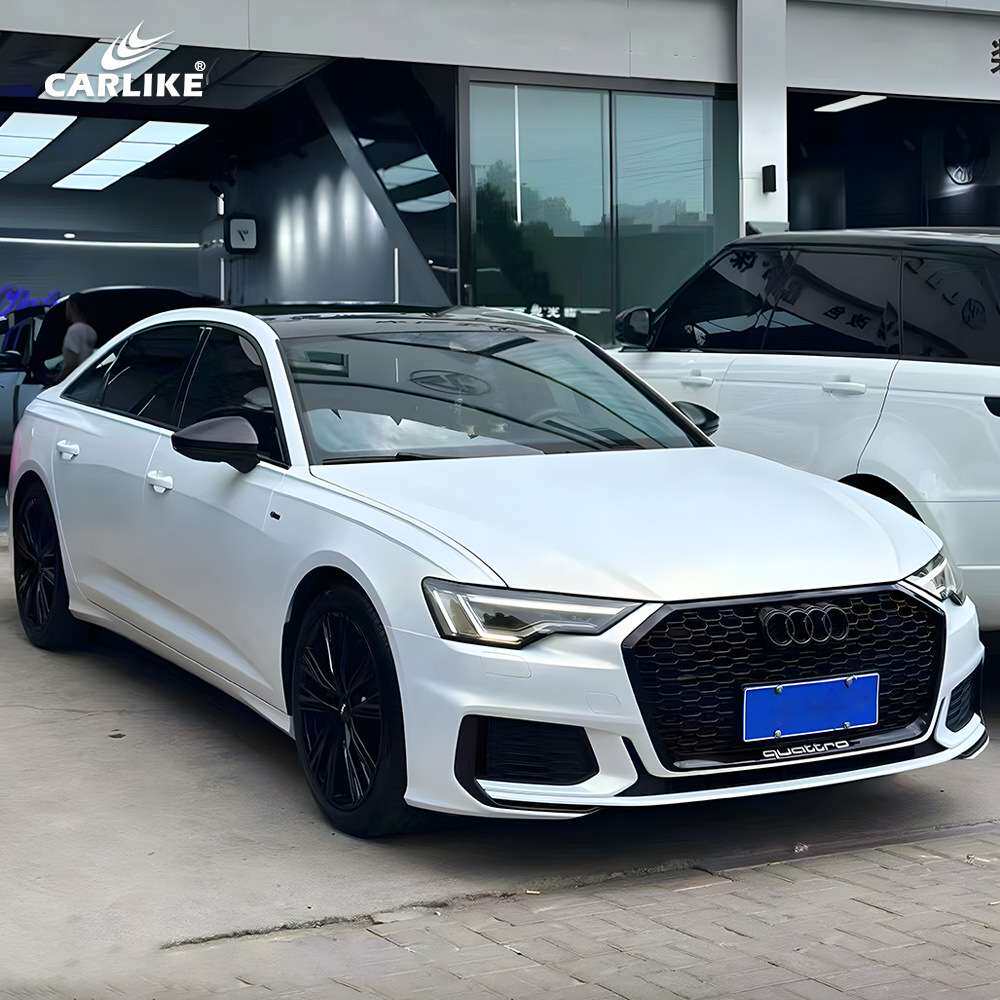 卡莱克幻彩珠光改色膜哑面曙光白变色龙白变金车身贴纸白变蓝贴膜