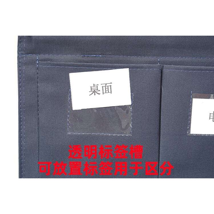 全季五色抹布袋酒店客房工作车防水毛巾区分袋双挂钩收纳挂袋袋子
