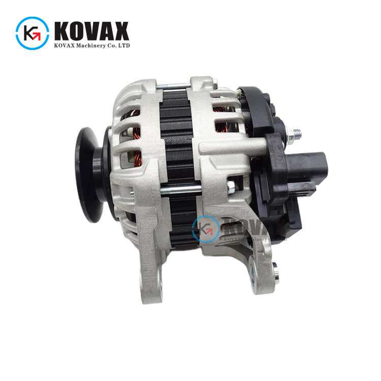 建乐顺挖掘机发电机DX60-9C 12V80A 129908-77200 LG80挖掘机零件