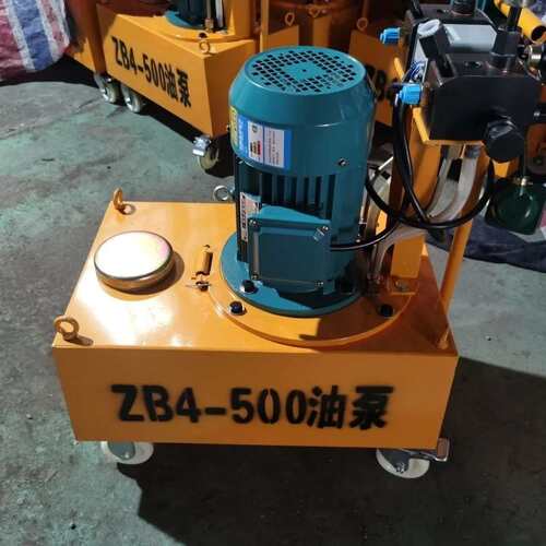 桥梁泵头数控高压设备预应力张拉机液压ZB4-500电动油泵泵站