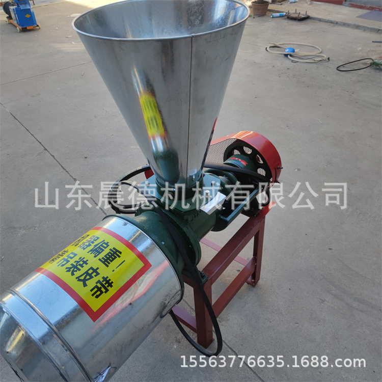 小麦去麸皮面粉机锥形三相电打面机278老式磨面机