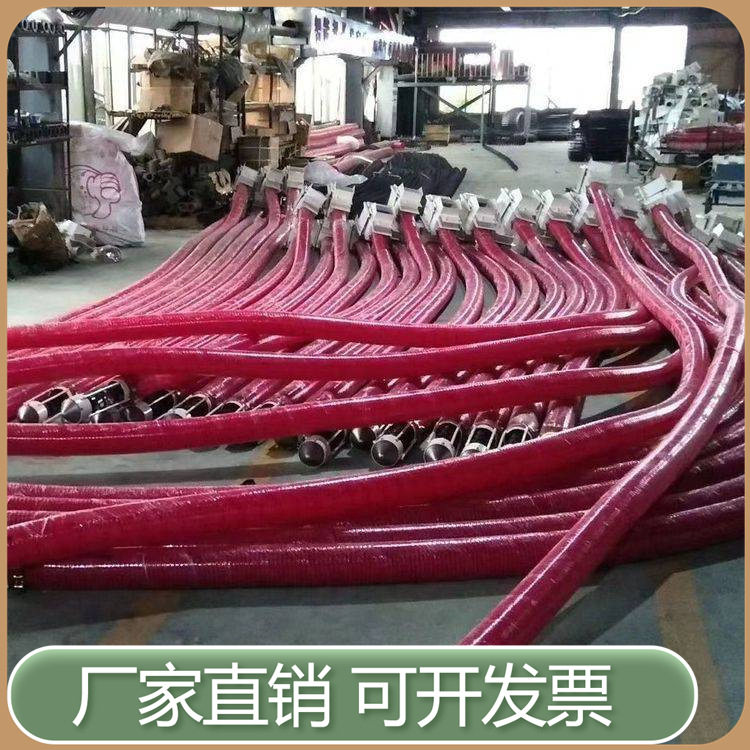 鱼粉不锈钢抽料机养殖场用软管吸粮机装车灌包双管吸料机