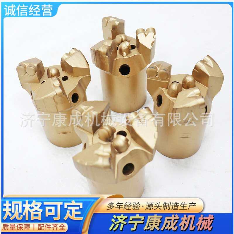 工程钻孔用三翼金刚石钻头矿用小型PDC三翼金刚石钻头花岗岩钻头