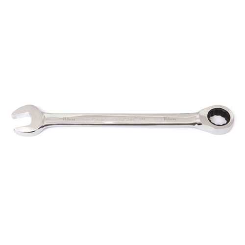 钢盾工具  公制精抛光单向棘开两用长扳手8-32mm S018608