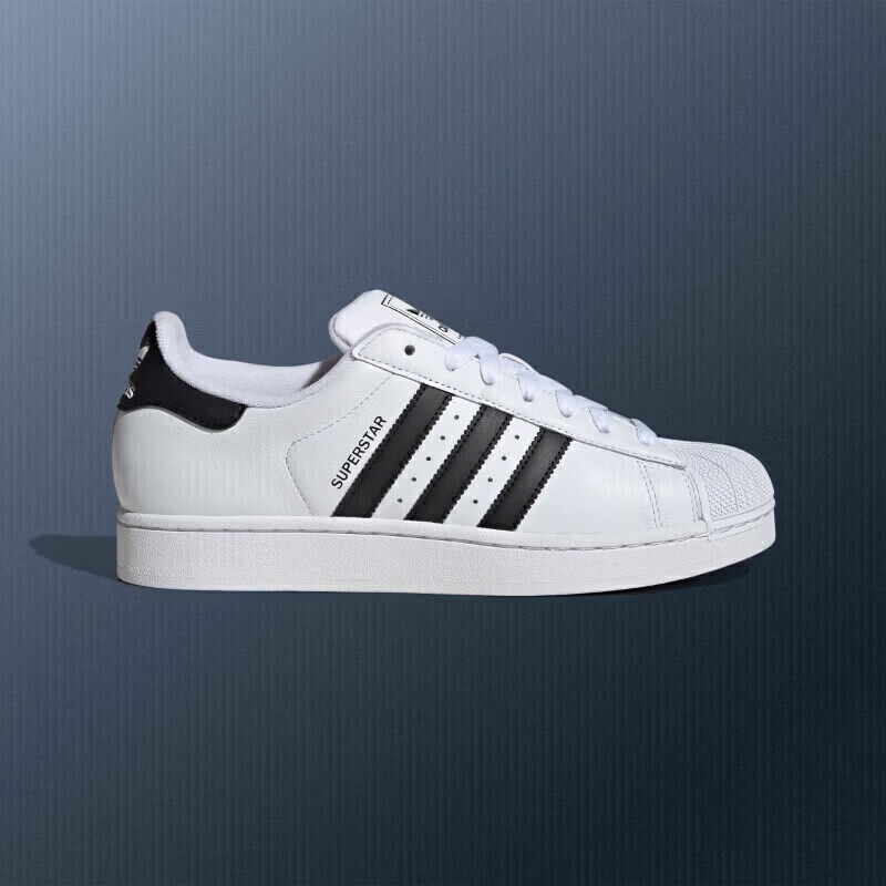 阿迪达斯 adidas  三叶草 经典贝壳头小白鞋 休闲防滑运动板鞋
