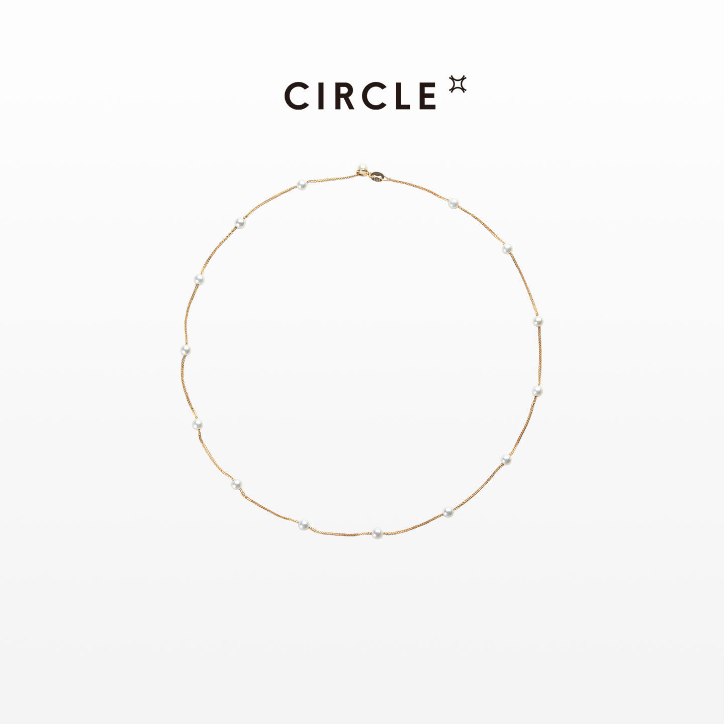 CIRCLE珠宝满天星极光天然淡水珍珠项链女款小众高级感叠戴锁骨链