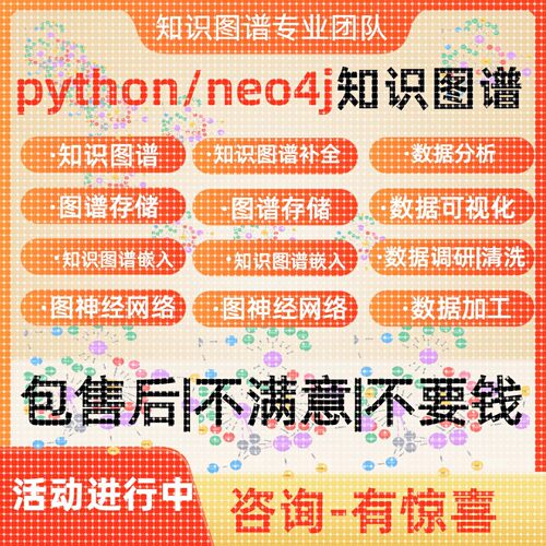 python知识图谱neo4j问答推荐系统软件开发源码制作构建大模型