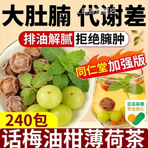 话梅油柑薄荷青柠乐高钾水茶包独立小包柠檬水芭冷泡茶官方正品er
