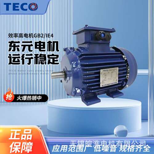 东元电机效率高电机GB2/IE4二级能效低压45kw55kw75kw200kw现货