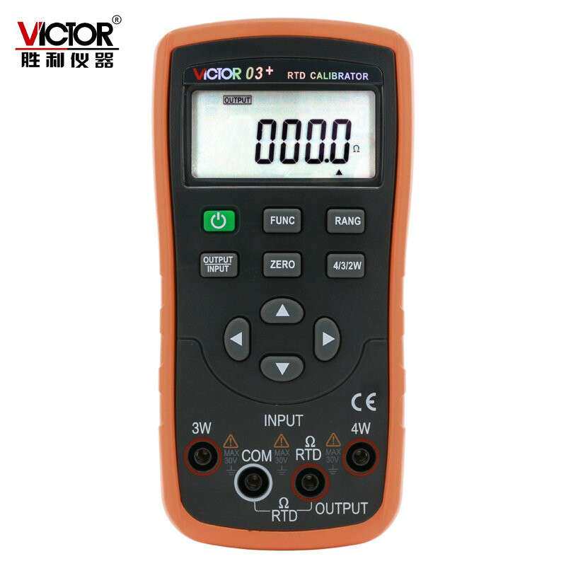 VICTOR胜利VC03+ 热电阻校验仪 过程校验校准器 热电阻信号发生器