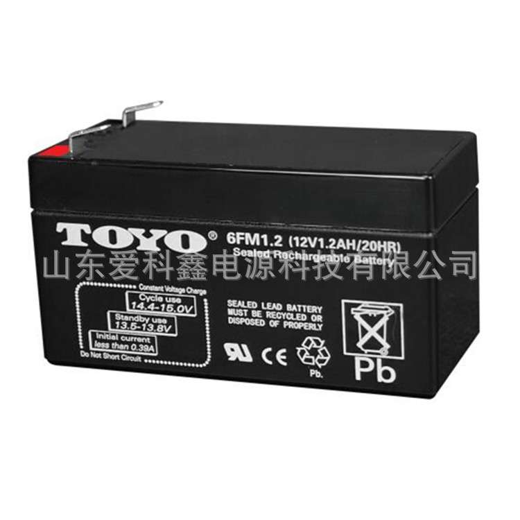 TOYO东洋6FM2 12v2ah 12v2.2ah蓄电池铅酸免维护仪器应急电池
