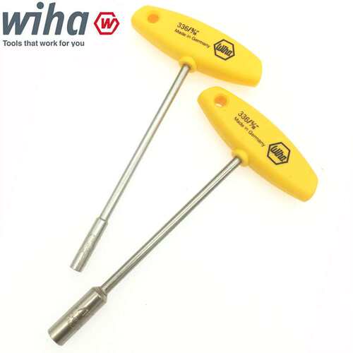 新品德国WIHA威汉T型套筒扳手英制T柄外六角螺母3/16 3/8 9 12mm