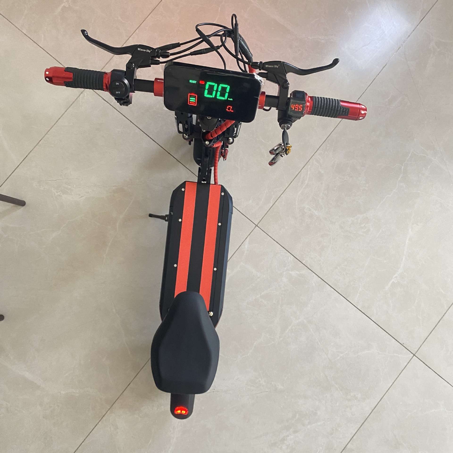 LX-K2PRO11寸电动滑板车48V铝合金代步车折叠便携双驱户外越野便