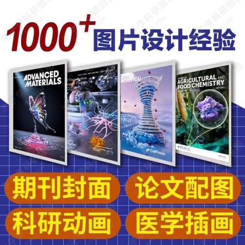 科研绘图/代画作图sci医学插图画图机制图origin图形摘要封面美化
