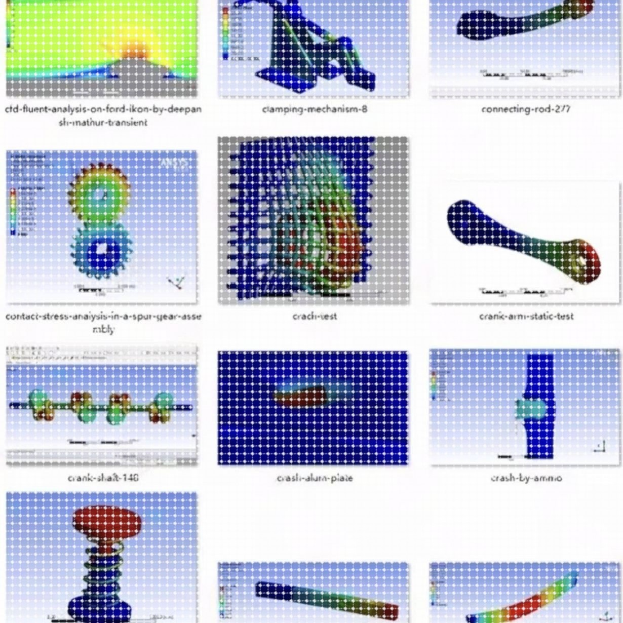 有限元代做 Fluent ANSYS Abaqus CFD ADAMS COMSOL EDEM仿真分析图片