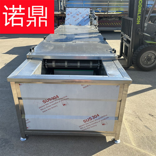 芦笋蒸煮设备厂家 蒸汽漂烫机 带式速冻机 蒸煮锅自动出料  诺鼎