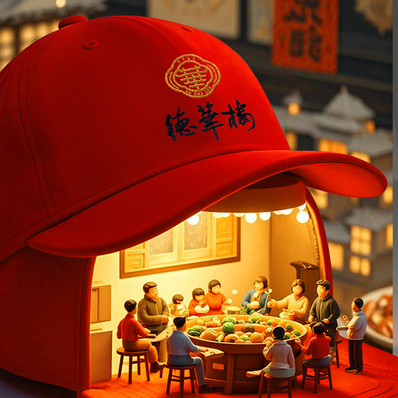 餐饮工作帽子定制logo印字纯棉奶茶火锅店餐厅服务员专用鸭舌帽女
