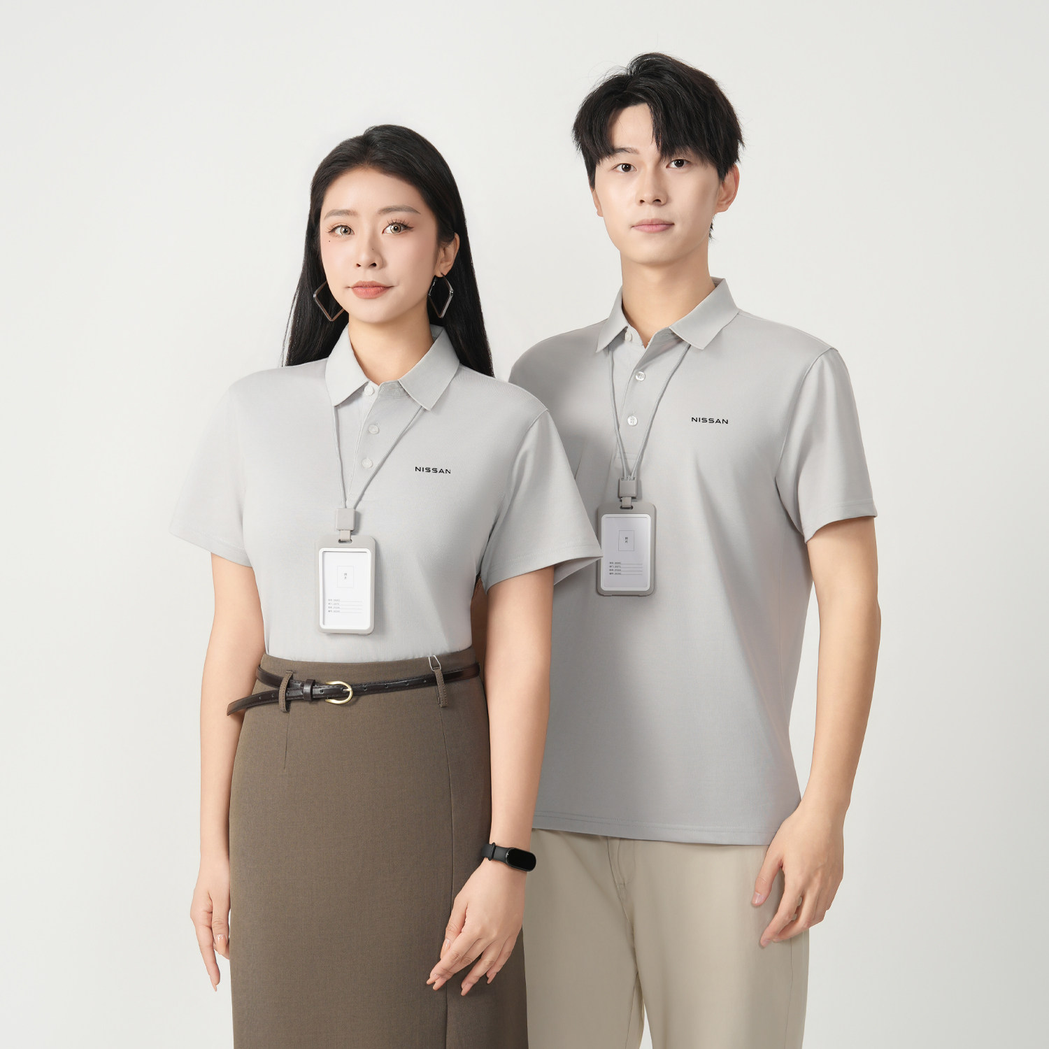 适用于东风日产尼桑4S店工作服短袖销售POLO衫员工服T恤定制logo