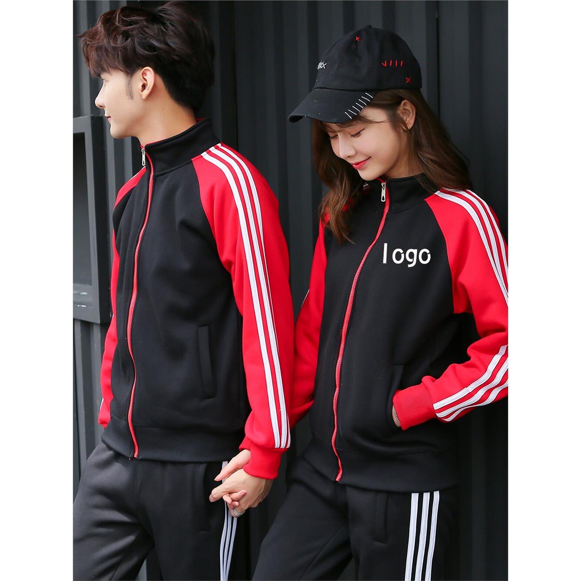 网吧服务员工作服定制卫衣蛋糕房KTV网咖餐饮火锅店外套超市工衣