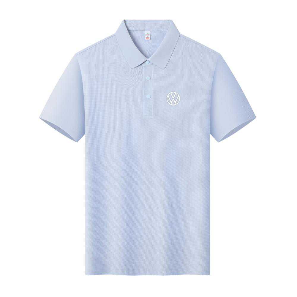 新款一汽上汽大众工作服短袖POLO衫t恤男女4S店销售工衣定制logo