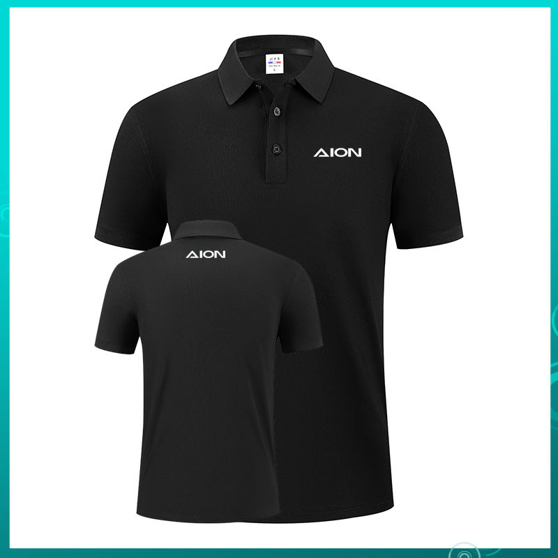 广汽埃安工作服定制汽车4S店销售短袖T恤印字LOGO广告文化衫POLO