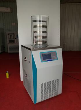 石墨烯小型冻干茯苓浓缩液真空冷冻干燥机LGJ-12蛋白冻干粉冻干机