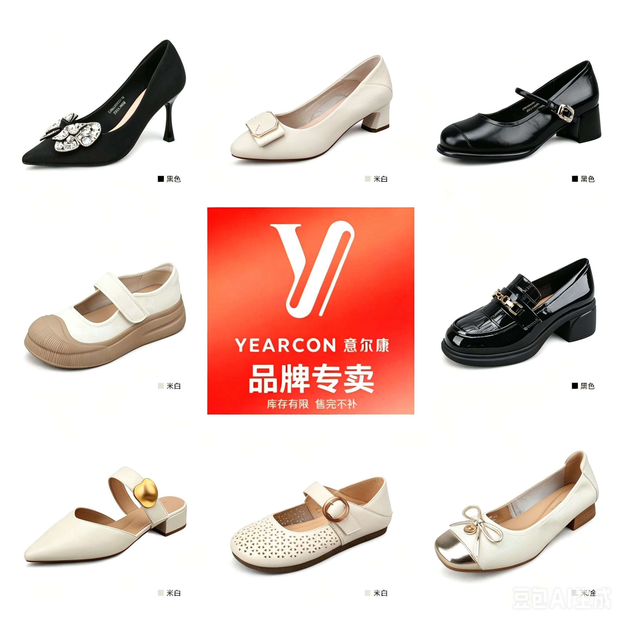 YEARCON/意尔康女单鞋福利