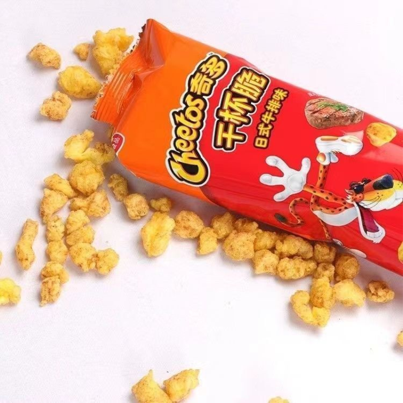 奇多干杯脆粟米粒25g*20条独立包装牛排味火鸡味批发