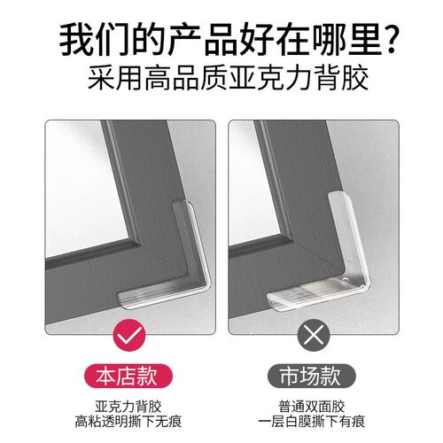 透明软硅胶直角防撞护角贴