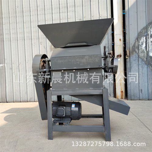 28型拉丝对辊黄豆挤扁机 麦冬五味子破碎机电动豆扁机