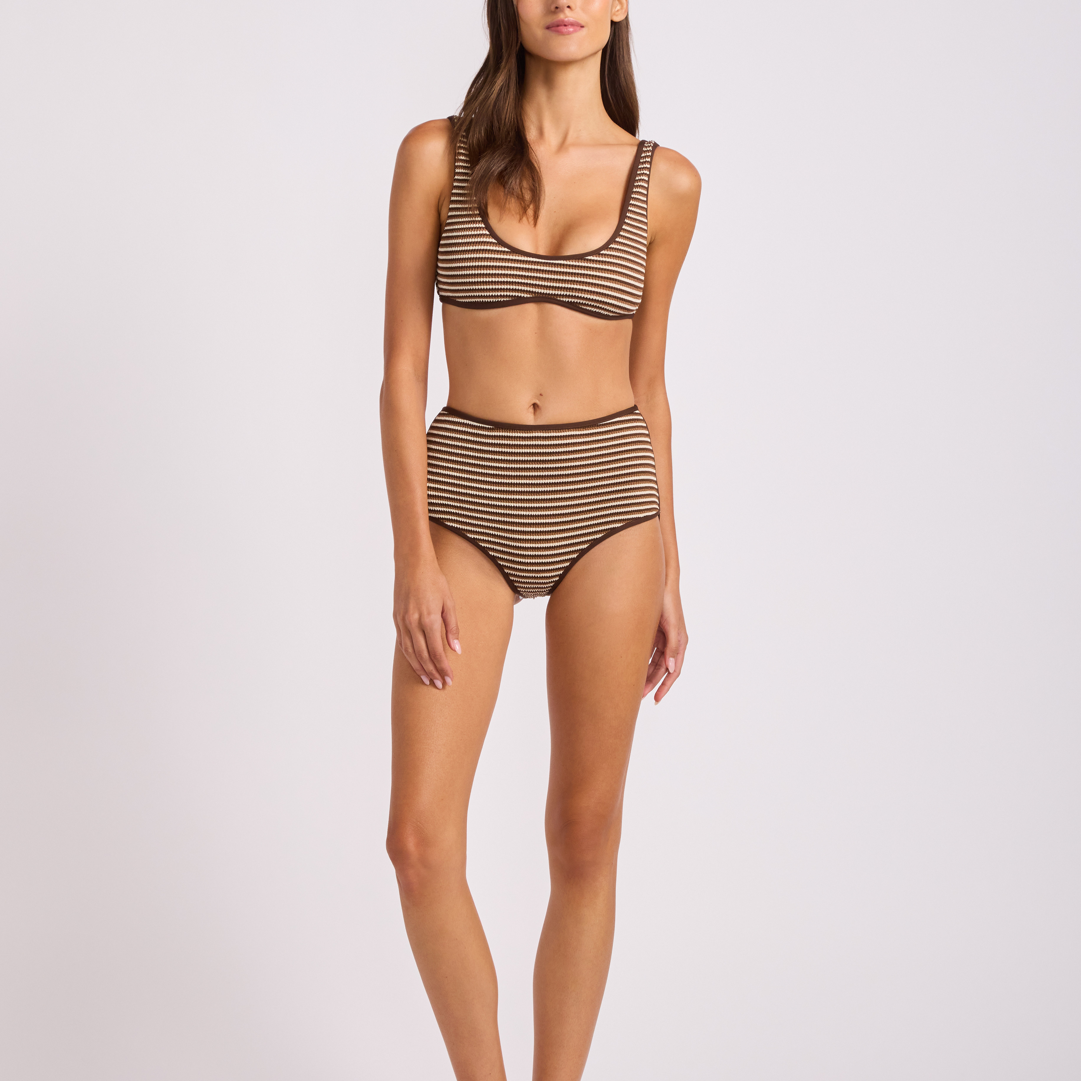 SEAFOLLY 高腰泳裤女显瘦遮肉性感海边度假温泉百搭比基尼下装