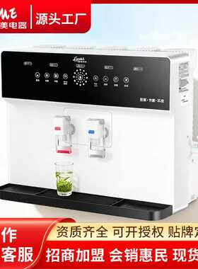 国美加热一体机净水器家用五级RO反渗透纯水机壁挂式直饮净水机