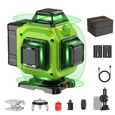 LFINE激光水平仪4D16线3D12线laserlevel高精度红外线