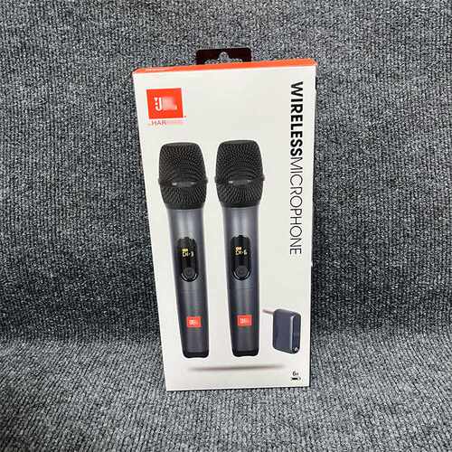 WIRELESS MICROPHONE无线双麦克风/话筒UHF双声道无线一拖二
